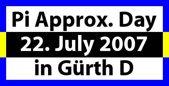 Pi Approximation Day '07