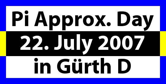 Pi Approximation Day '07