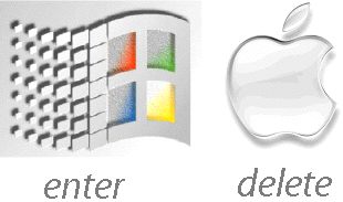 Enter Win - Delete Apple