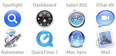Mac OS X Tiger (10.4) Features