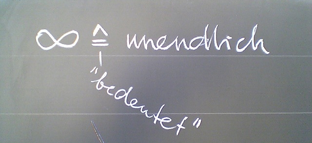 unendlich