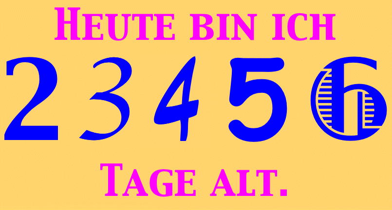 23456 Tage