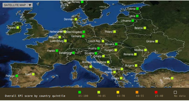 EPI Europe Map
