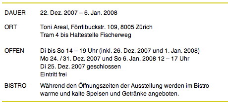 Info Kunstszene 07