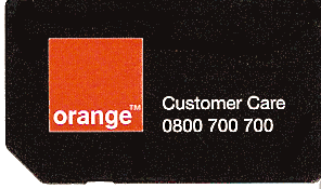 iPhone Orange Karte