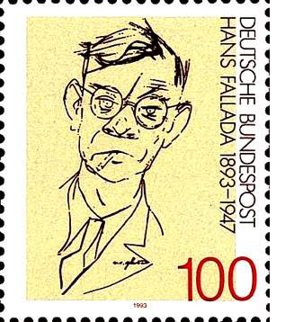 Hals Fallada Briefmarke