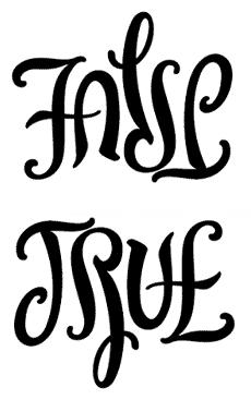 False-true